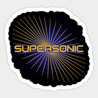 Supersonic Sticker